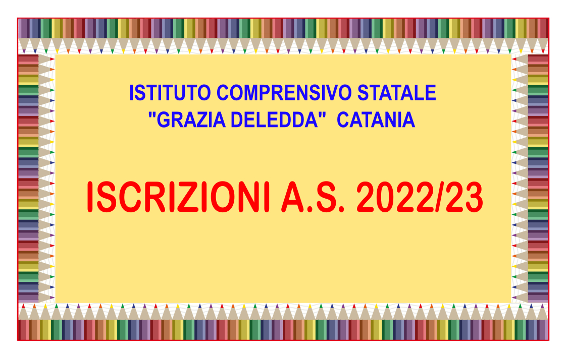 Iscrizioni anno scolastico 2022/2023