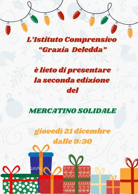 Mercatino solidale – giovedì 21/12/2023